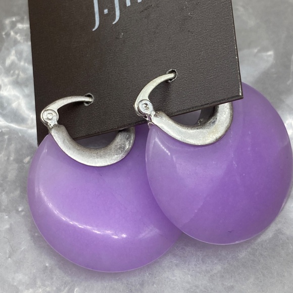 J. Jill NEW Colorful Stone Hoop Earrings NWT - Picture 5 of 5